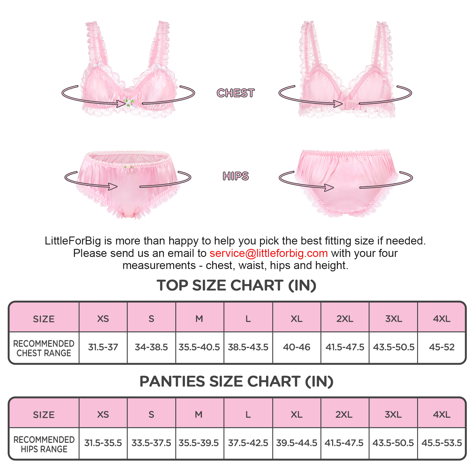SissyUniversity Lacy Frill Bralette Set - Image 4