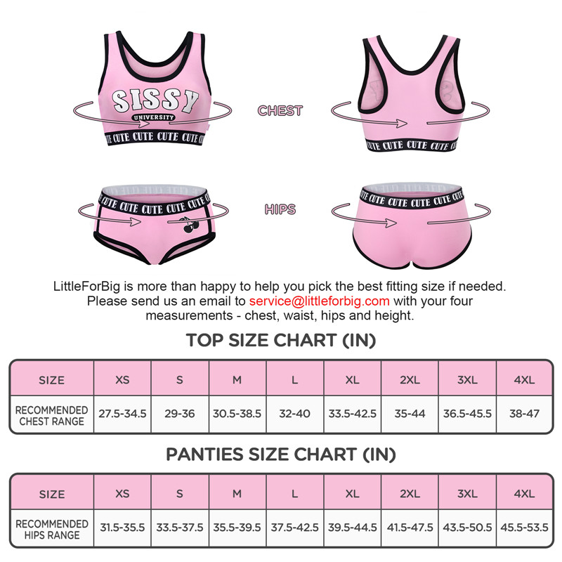 SissyUniversity Bralette Set Magenta - Image 4