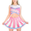 Cheer SissyUniversity Croptop Mini Skirt Bralette Set