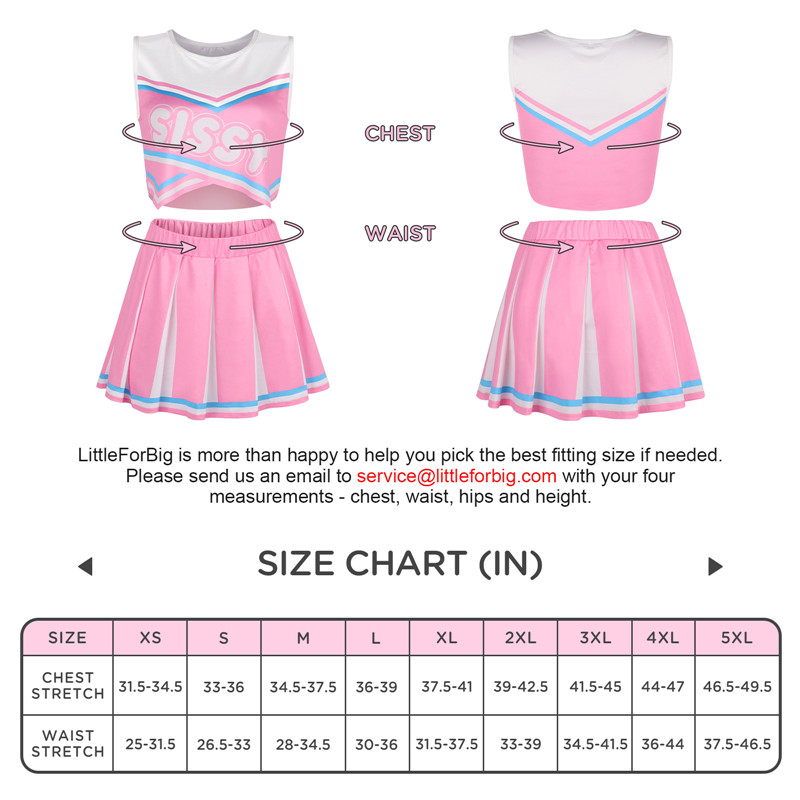 Cheer SissyUniversity Croptop Mini Skirt Bralette Set - Image 4