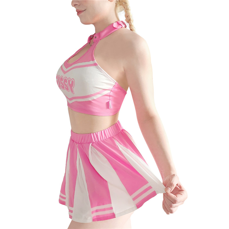 SissyUniversiry Game Day Cheerleader Skirt Set - Image 3