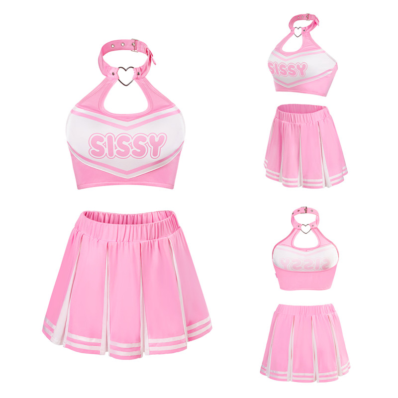 SissyUniversiry Game Day Cheerleader Skirt Set - Image 7
